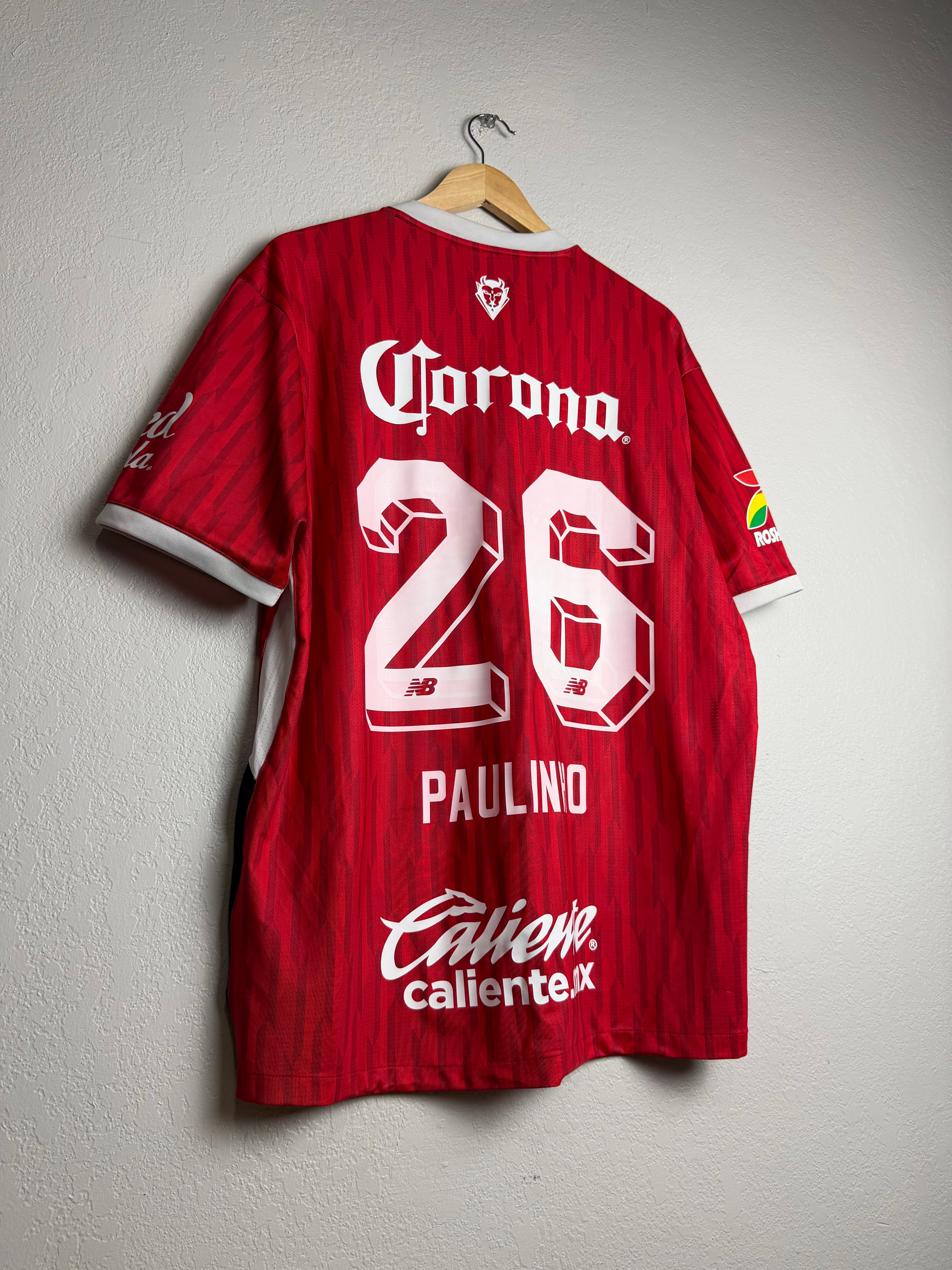 Toluca 2025/26 Home Jersey #26 Paulinho