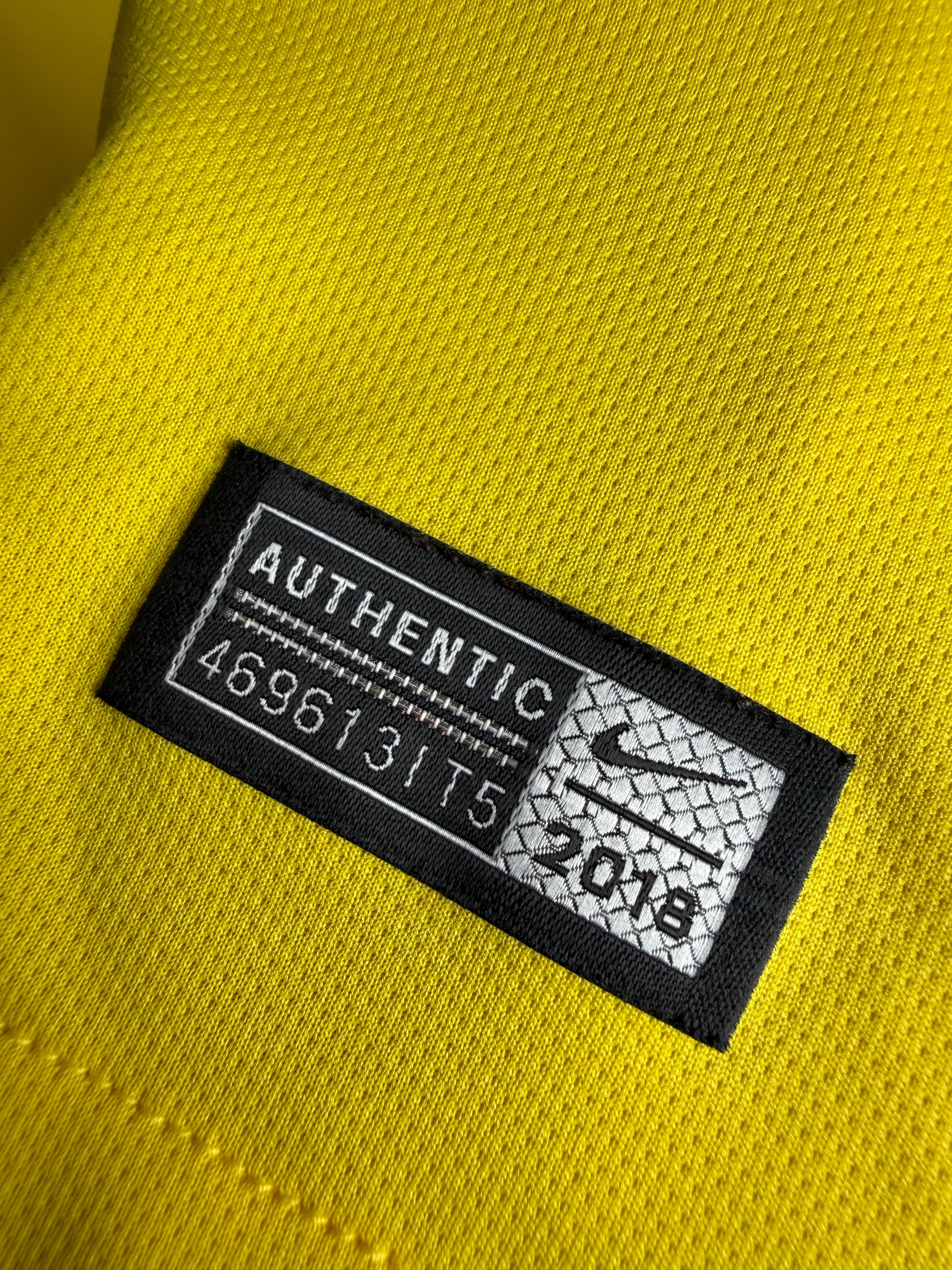 Brazil National Team 2018/19 Home Jersey #10 Neymar Jr.