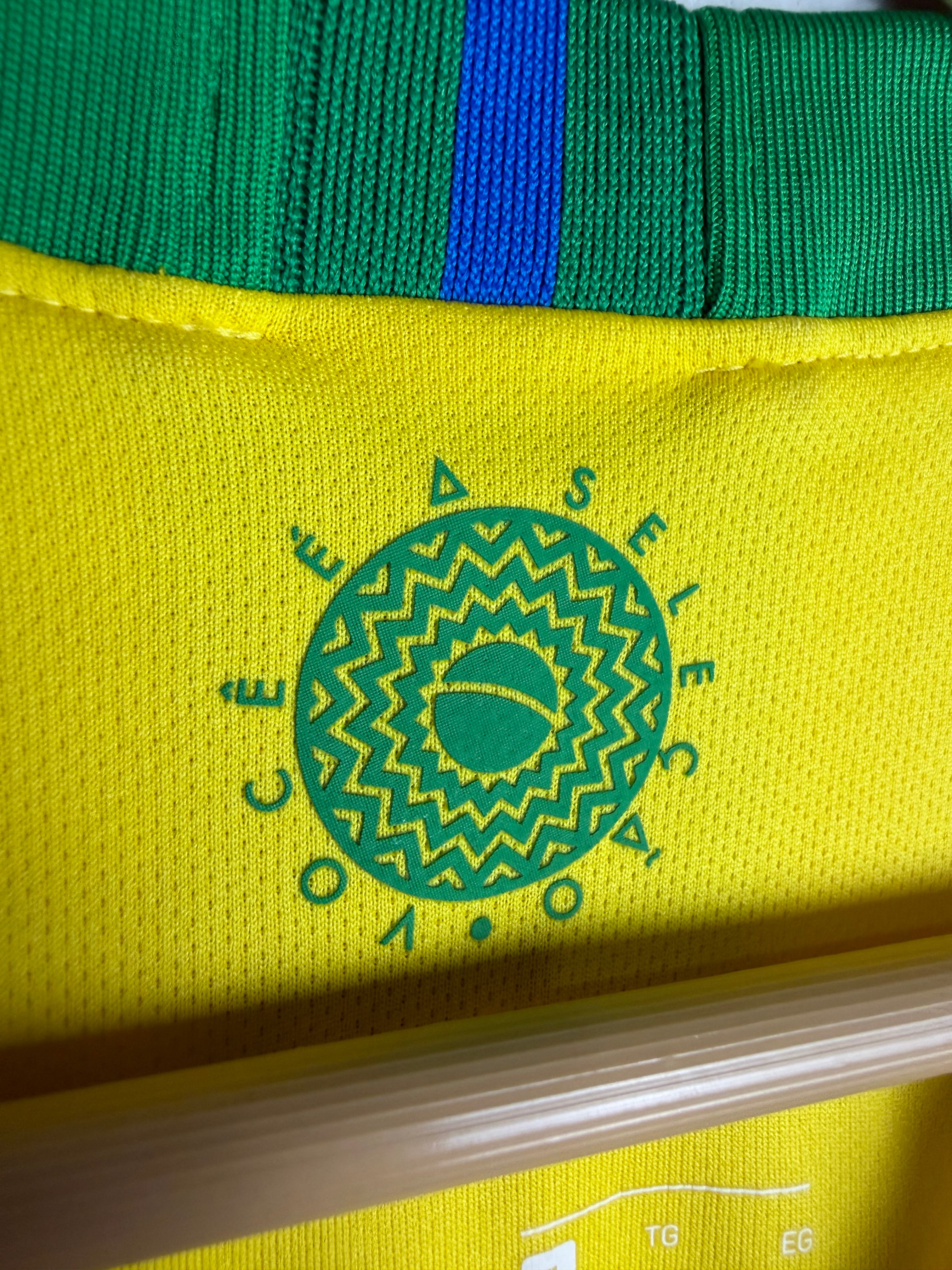 Brazil National Team 2018/19 Home Jersey #10 Neymar Jr.