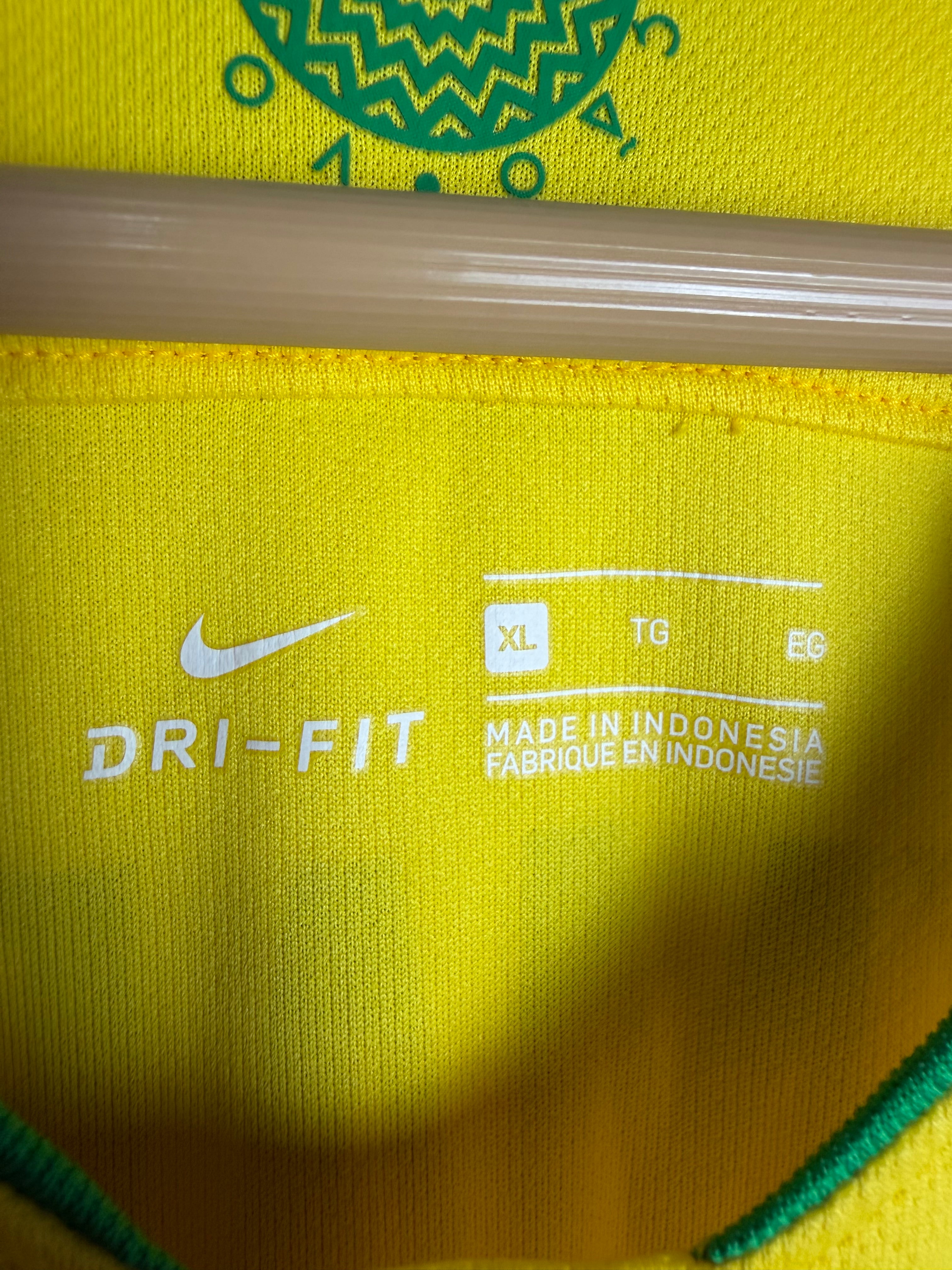 Brazil National Team 2018/19 Home Jersey #10 Neymar Jr.