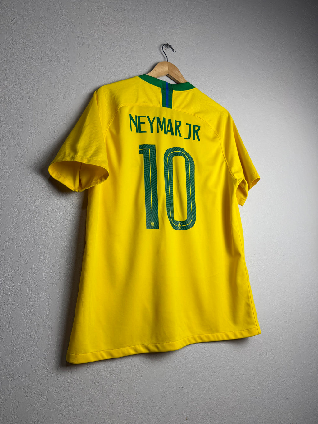 Brazil National Team 2018/19 Home Jersey #10 Neymar Jr.