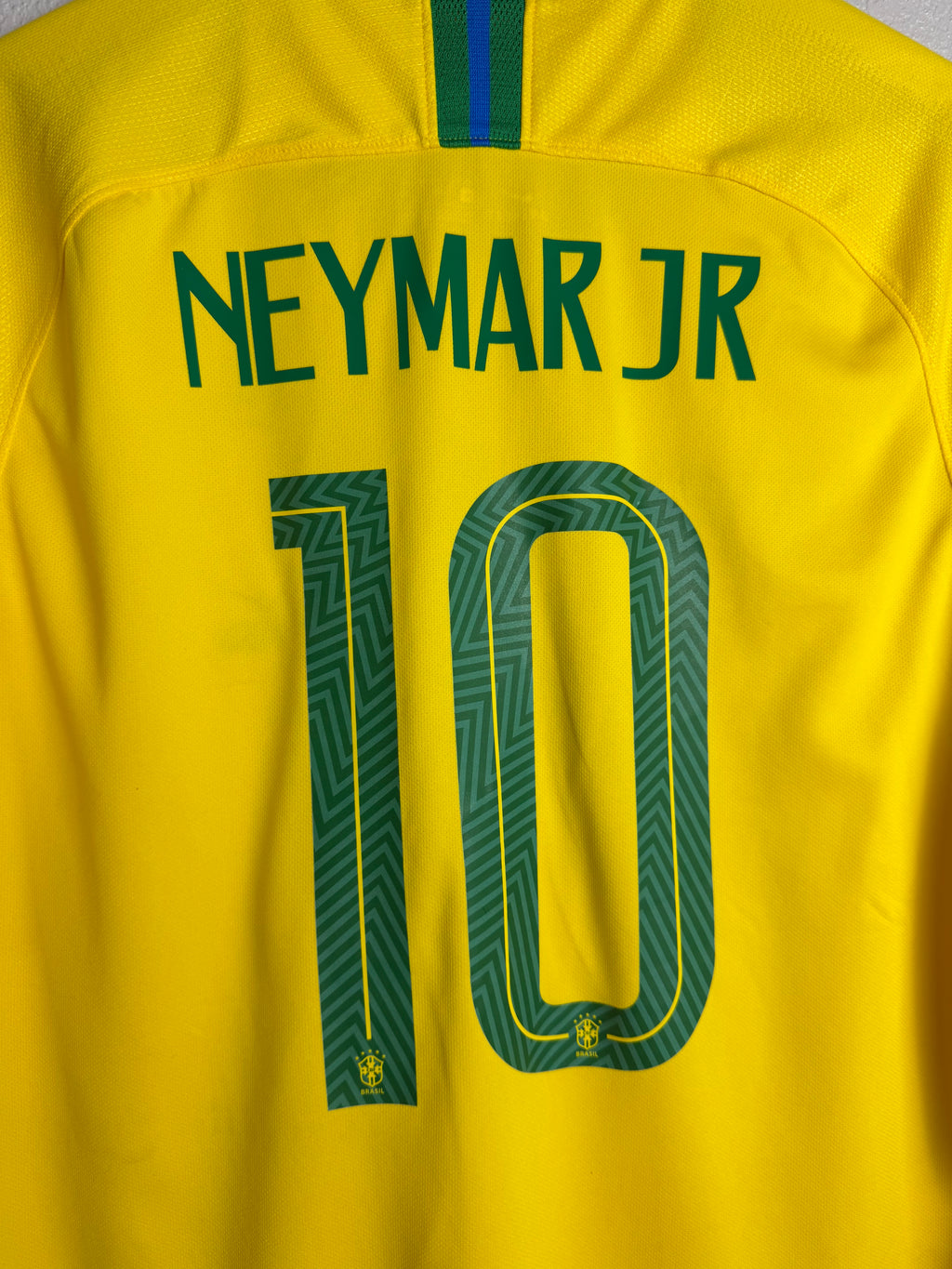 Brazil National Team 2018/19 Home Jersey #10 Neymar Jr.
