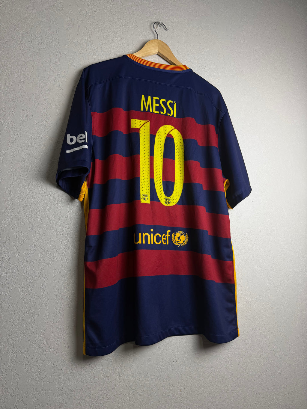 FC Barcelona 2015/16 Home Jersey #10 Messi