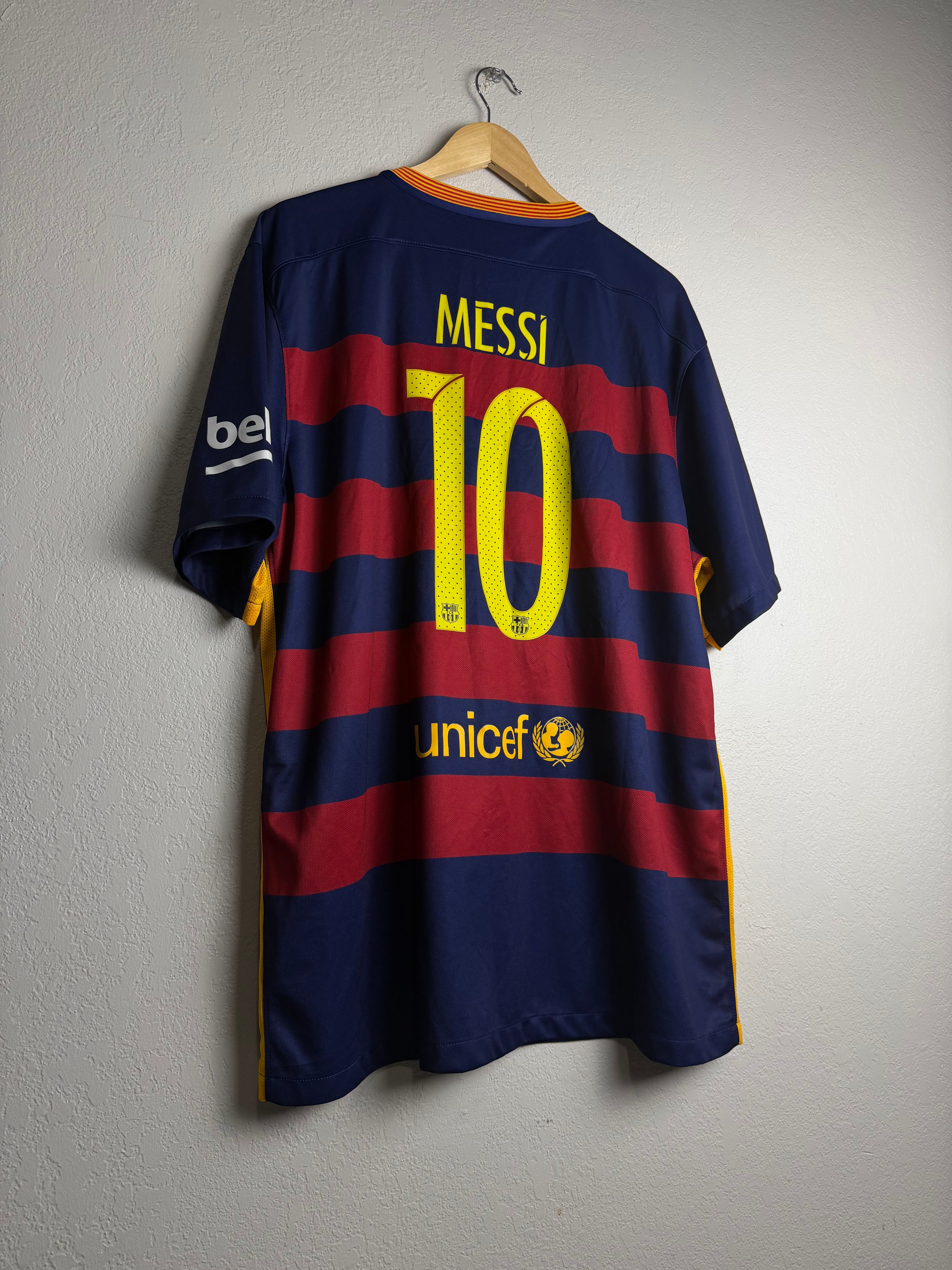 FC Barcelona 2015/16 Home Jersey #10 Messi