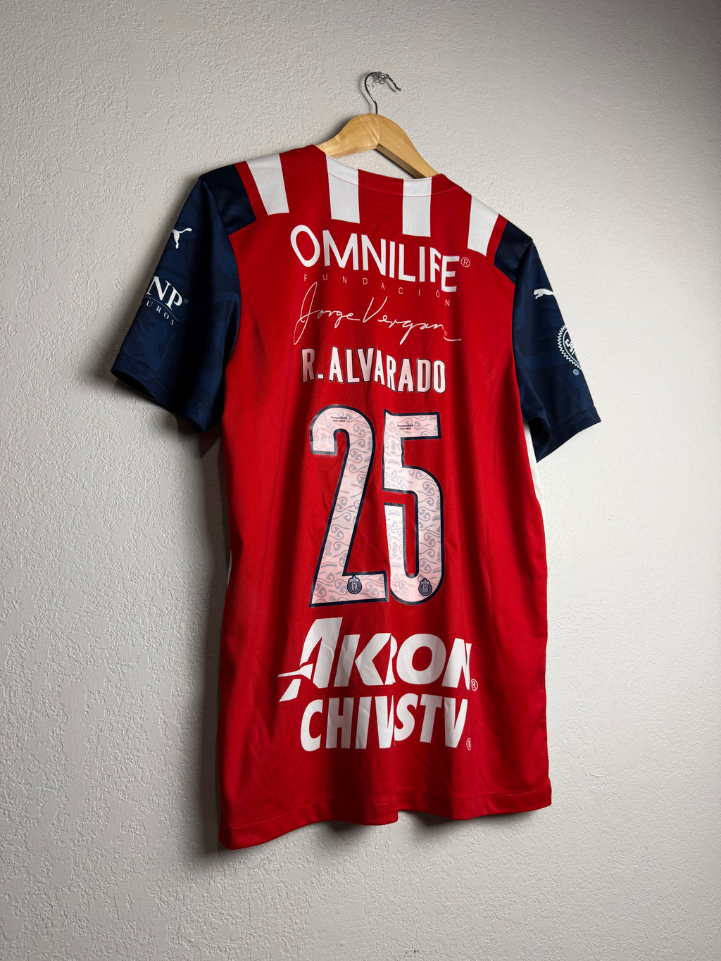 CD Guadalajara Chivas 2021/22 Home Jersey #25 Alvarado