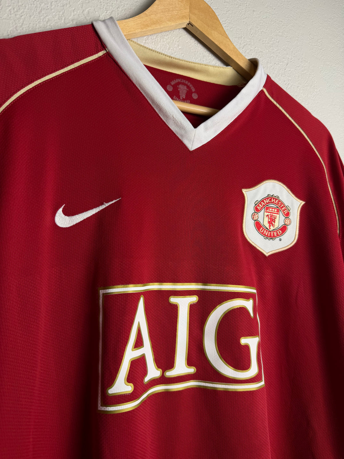 Manchester United 2006/07 Home Jersey #7 Ronaldo