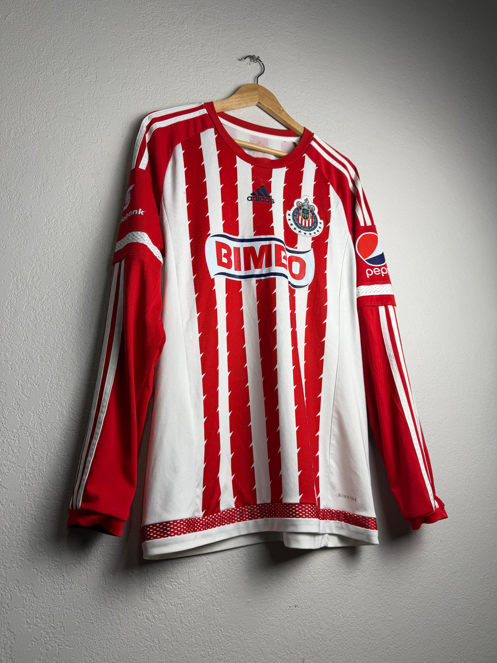 CD Guadalajara Chivas 2015/16 Home Jerey #3 Salcido