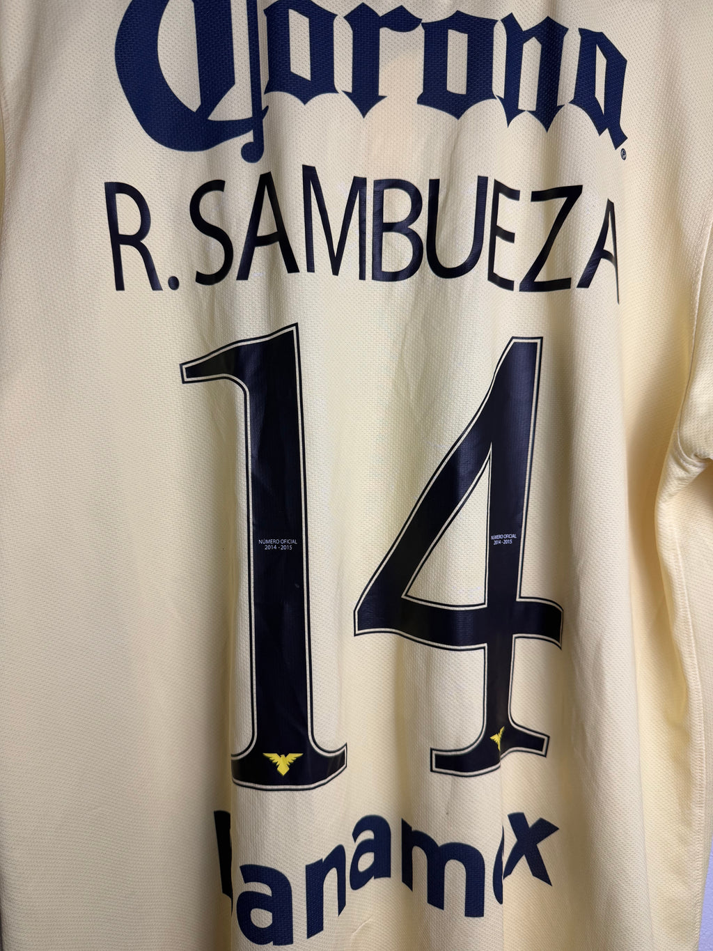 Club America 2014/15 Home Jersey #14 R. Sambueza