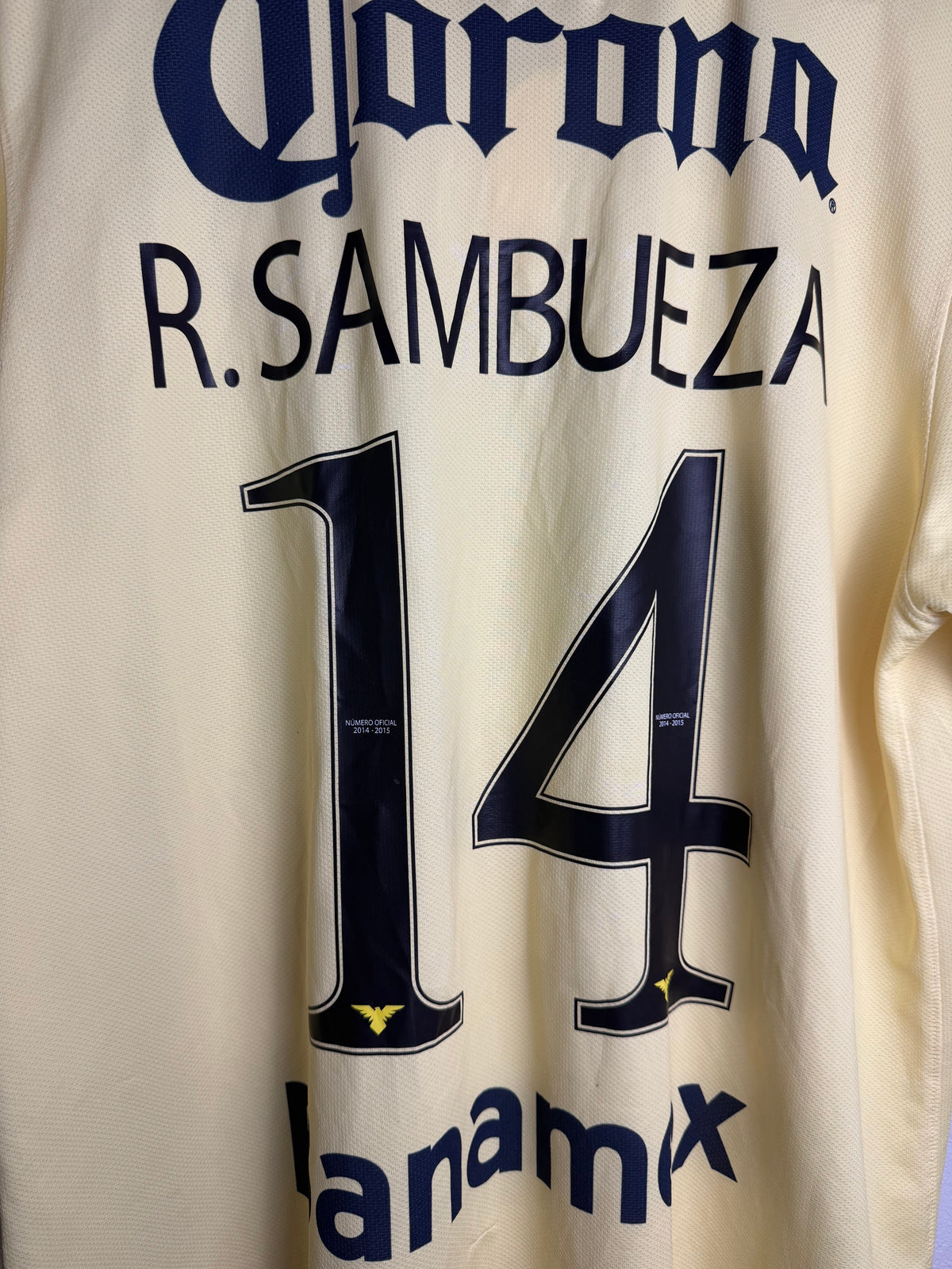 Club America 2014/15 Home Jersey #14 R. Sambueza