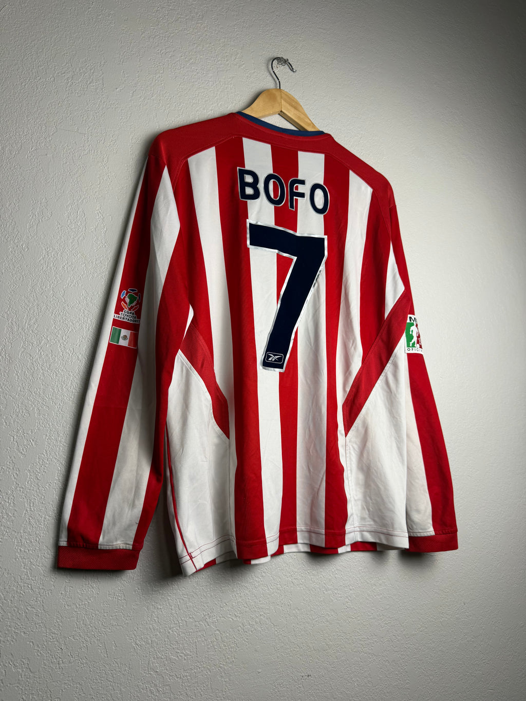 CD Guadalajara Chivas 2005/06 Home Jersey Libertadores #7 Bofo