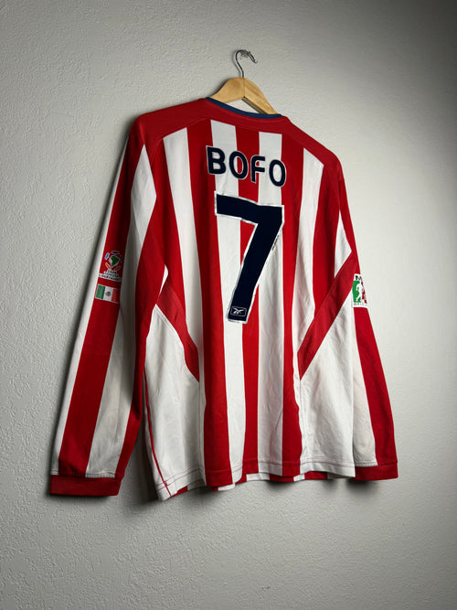 CD Guadalajara Chivas 2005/06 Home Jersey Libertadores #7 Bofo