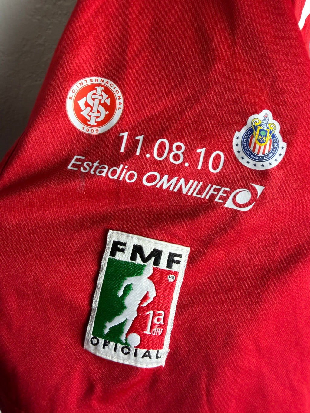 CD Guadalajara Chivas 2010/11 Home Jersey Libertadores #7 Bofo