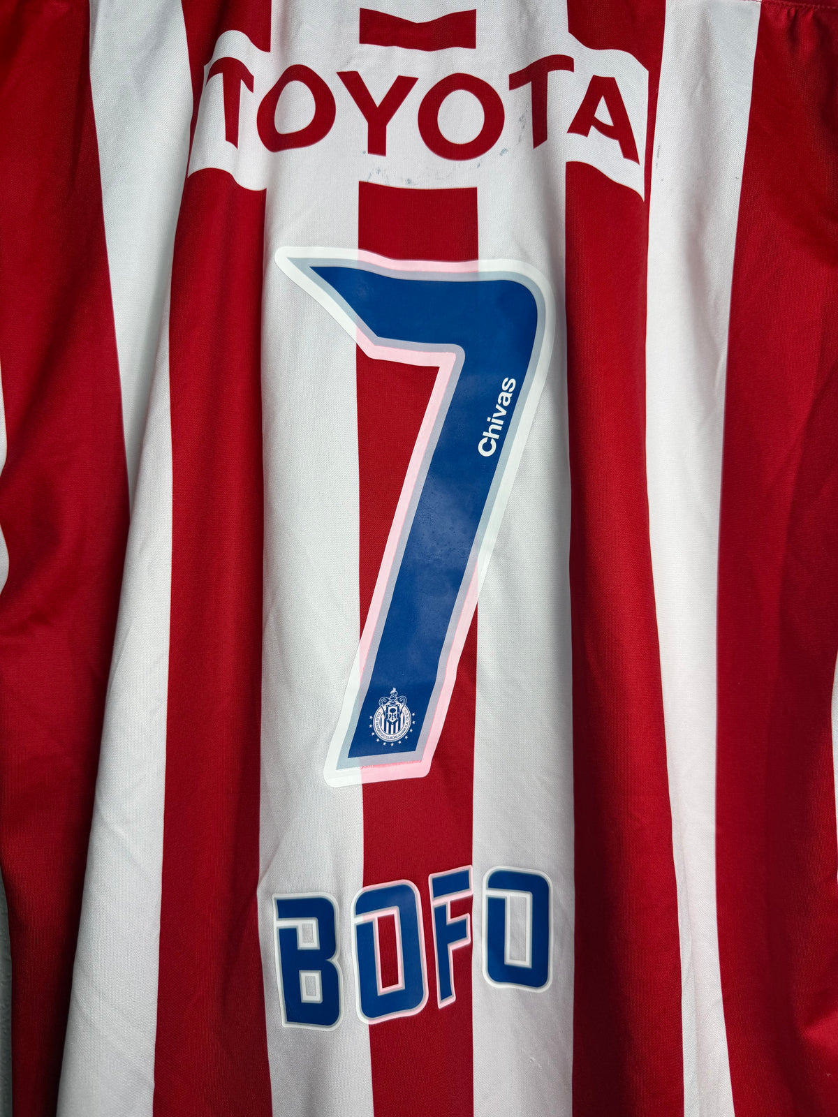 CD Guadalajara Chivas 2010/11 Home Jersey Libertadores #7 Bofo