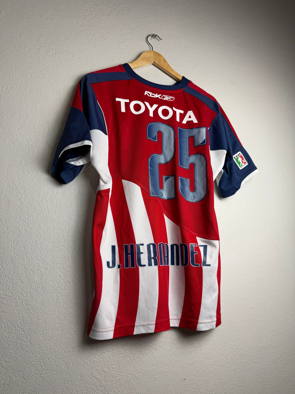 CD Guadalajara Chivas 2007/08 Home Jersey #25 Hernandez