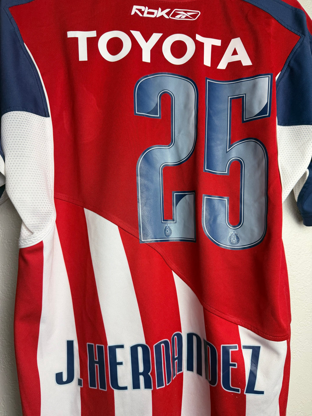 CD Guadalajara Chivas 2007/08 Home Jersey #25 Hernandez