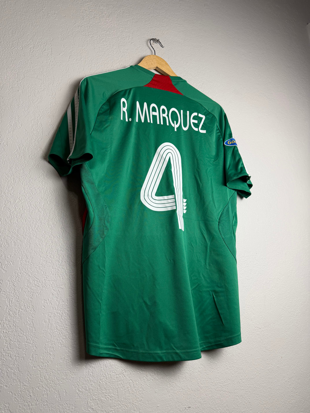 Mexico National Team 2006/07 Home Jersey #4 Marquez