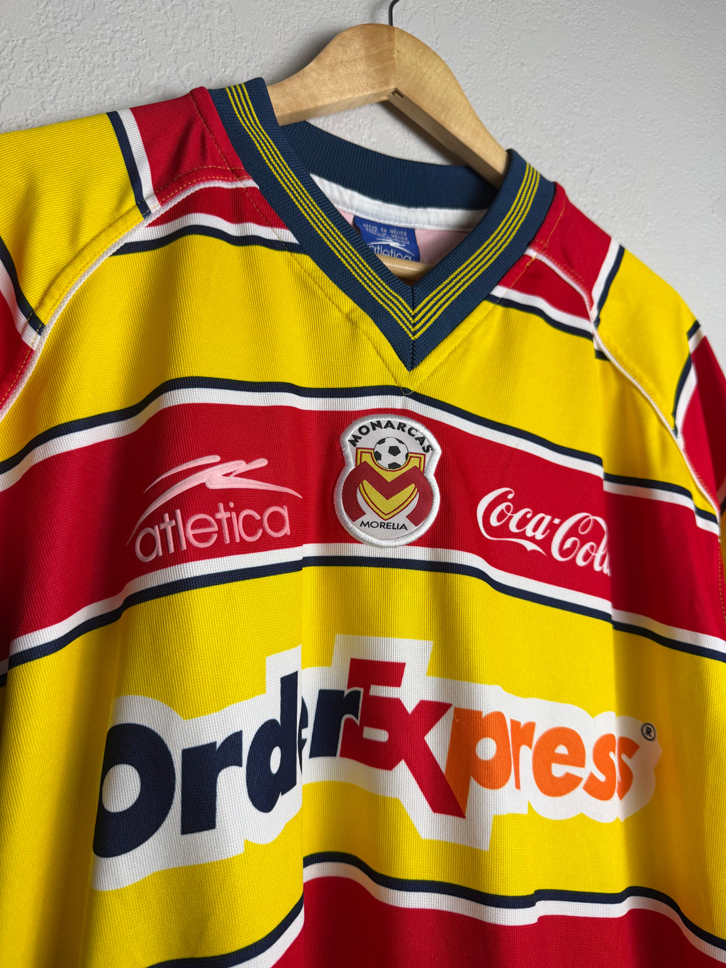 Monarcas Morelia 2000/01 Home Jersey #58 Franco