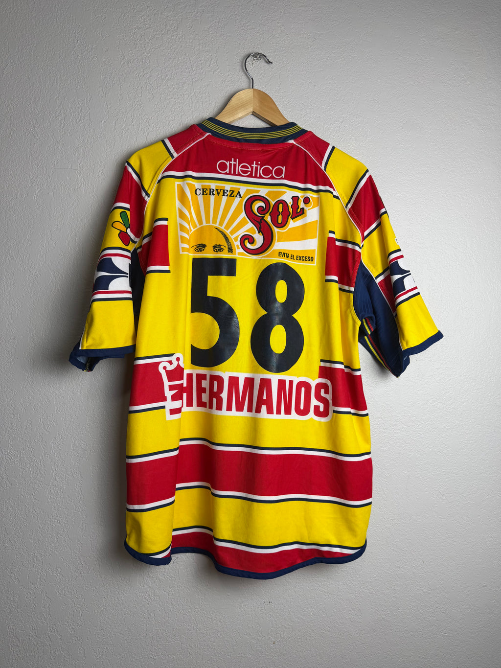 Monarcas Morelia 2000/01 Home Jersey #58 Franco