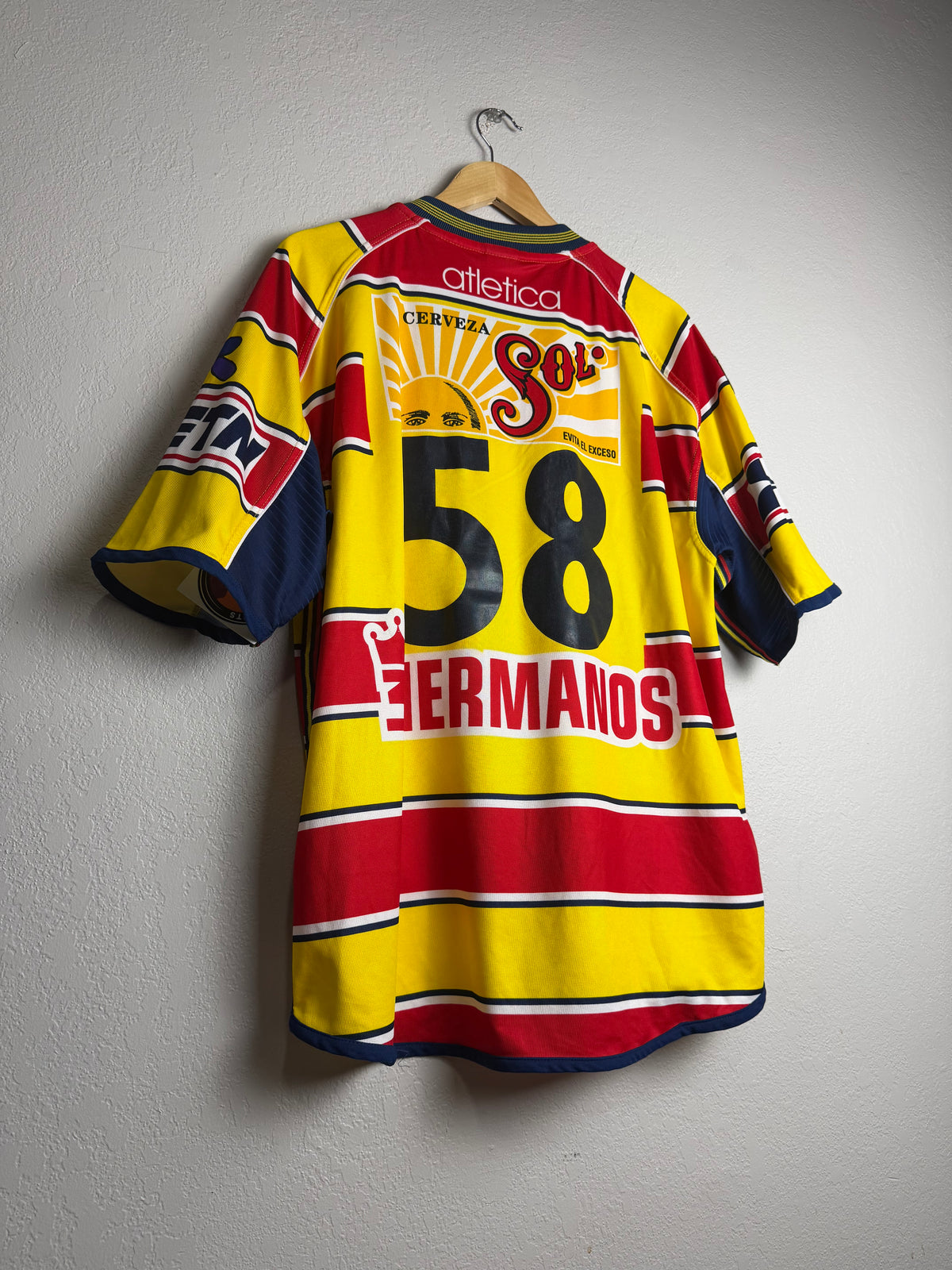 Monarcas Morelia 2000/01 Home Jersey #58 Franco