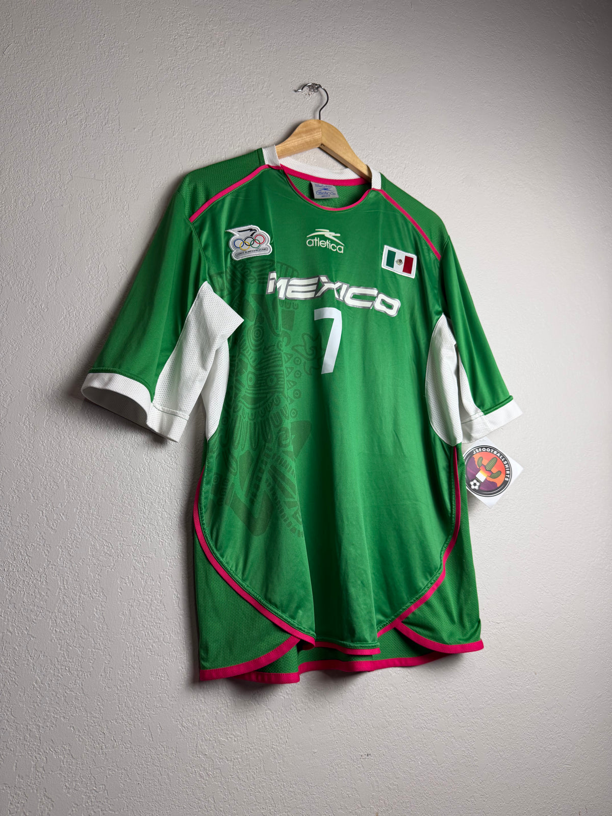 Mexico 2004 Olympic Team Home Jersey #7 A. Naelson