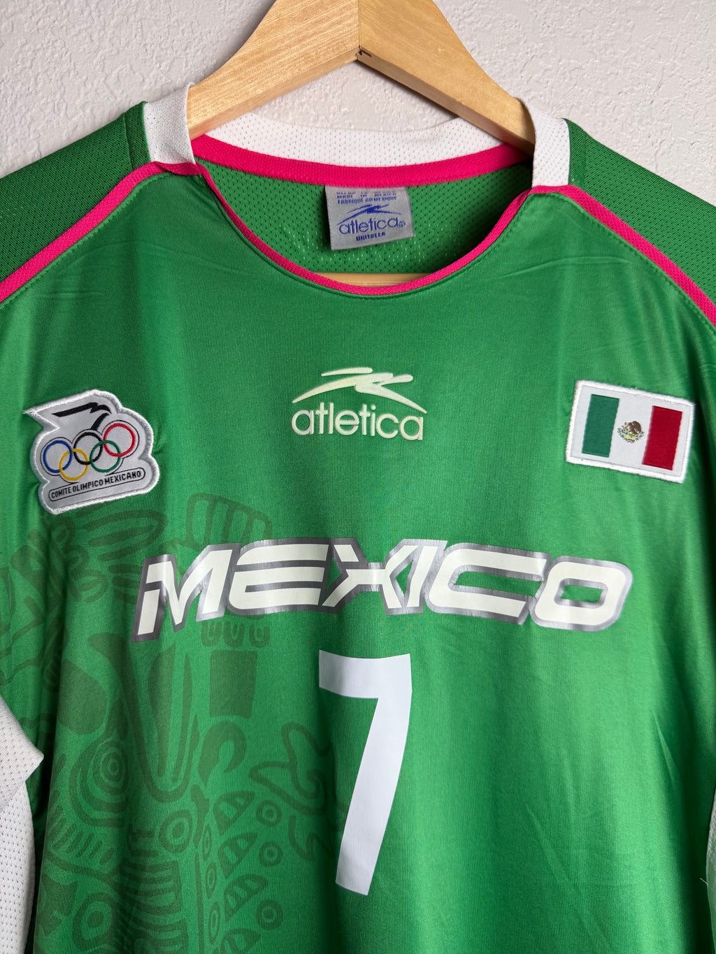 Mexico 2004 Olympic Team Home Jersey #7 A. Naelson