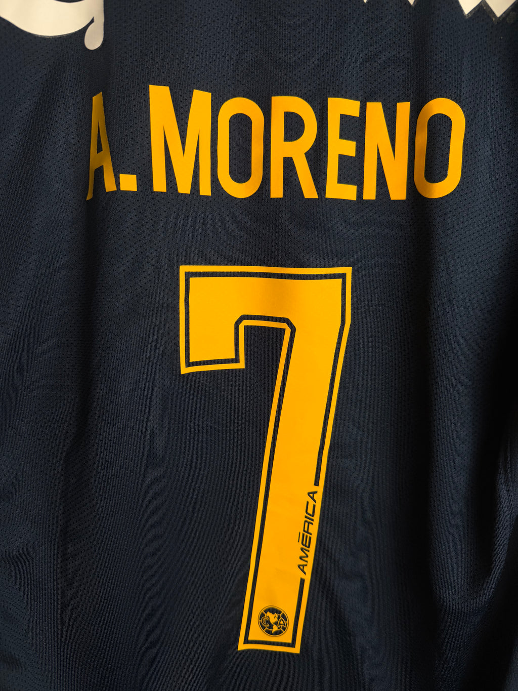 Club America 2008/09 Away Jersey #7 Moreno