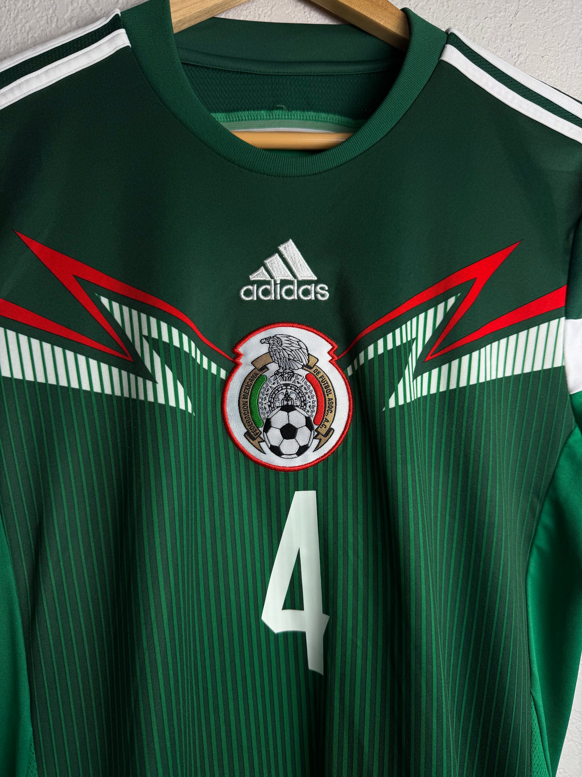 Mexico National Team 2014 Home Soccer #4 Marquez