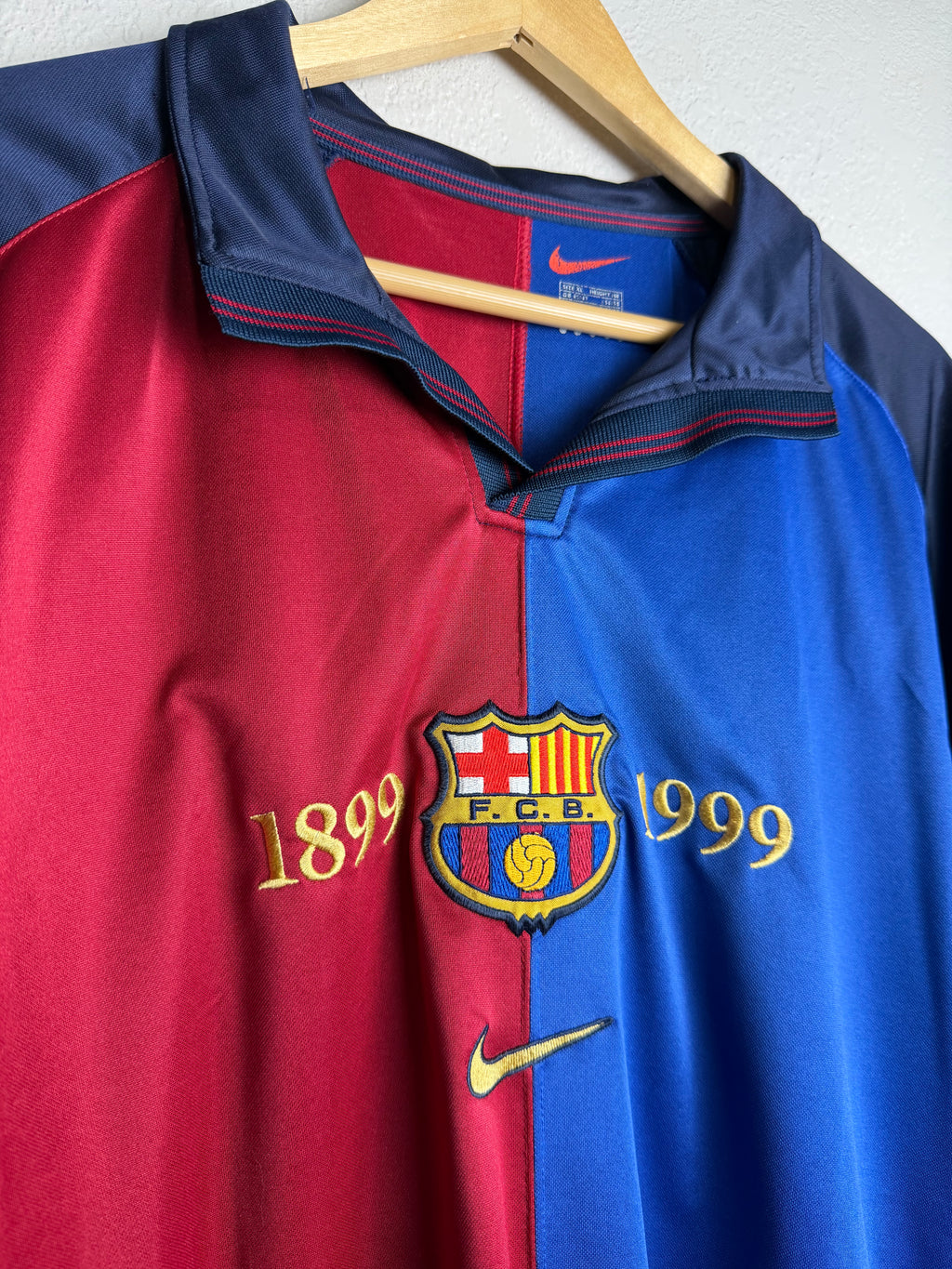 F.C Barcelona 1999/2000 Centenary Jersey #11 Rivaldo