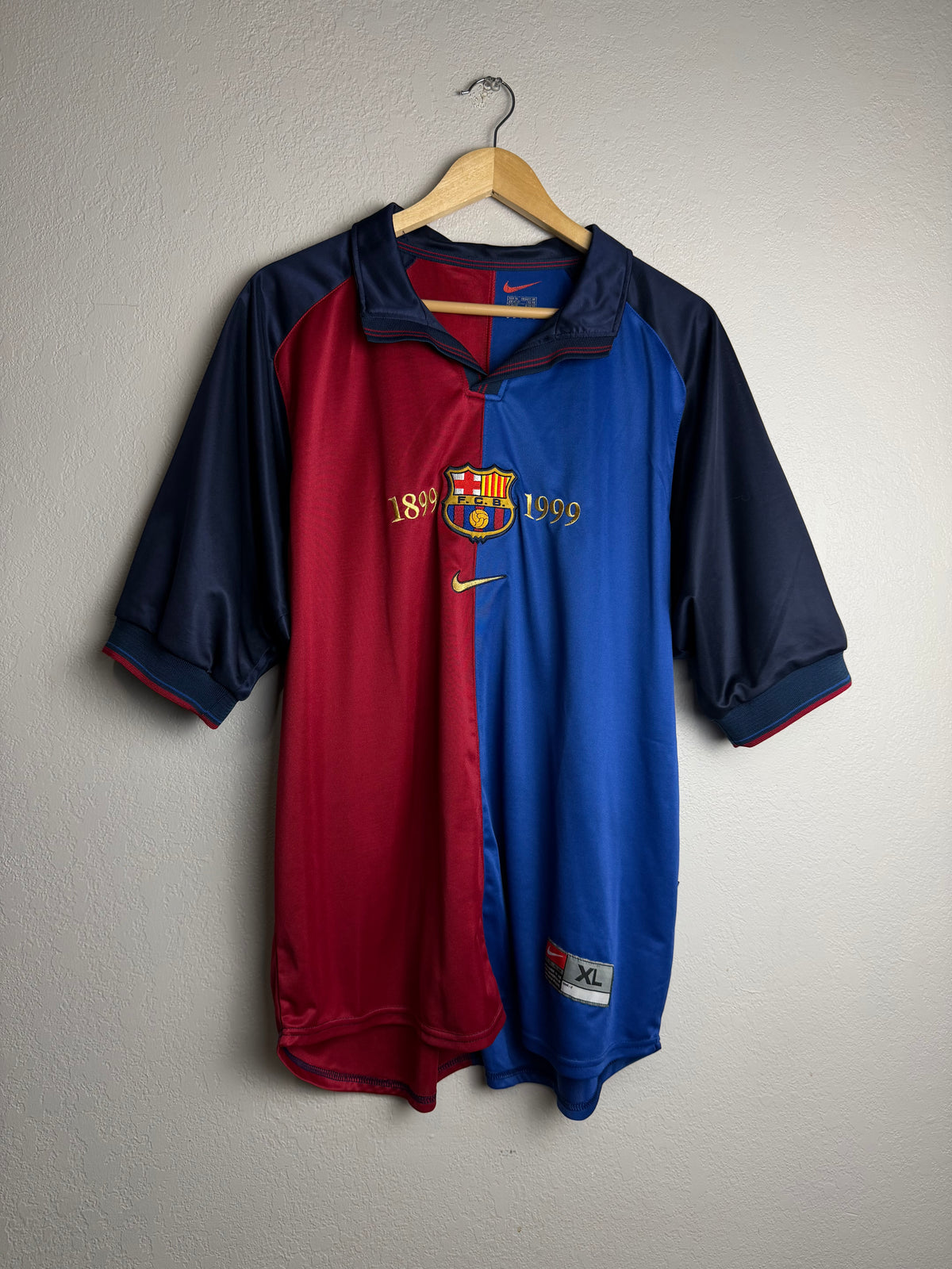 F.C Barcelona 1999/2000 Centenary Jersey #11 Rivaldo