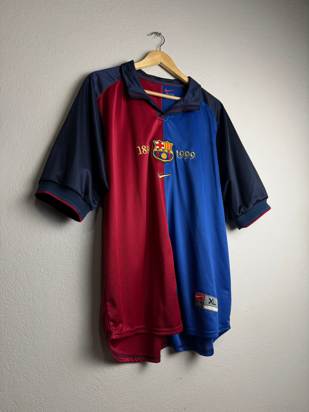 F.C Barcelona 1999/2000 Centenary Jersey #11 Rivaldo