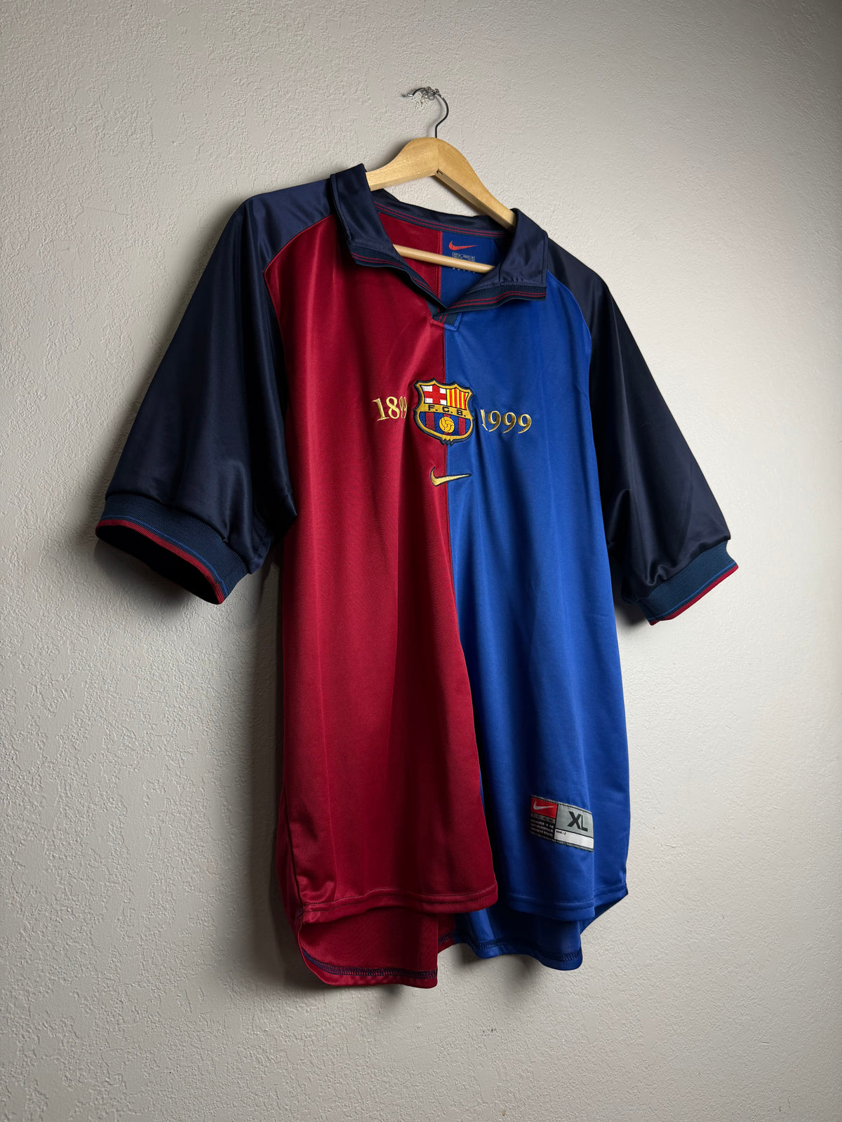 F.C Barcelona 1999/2000 Centenary Jersey #11 Rivaldo