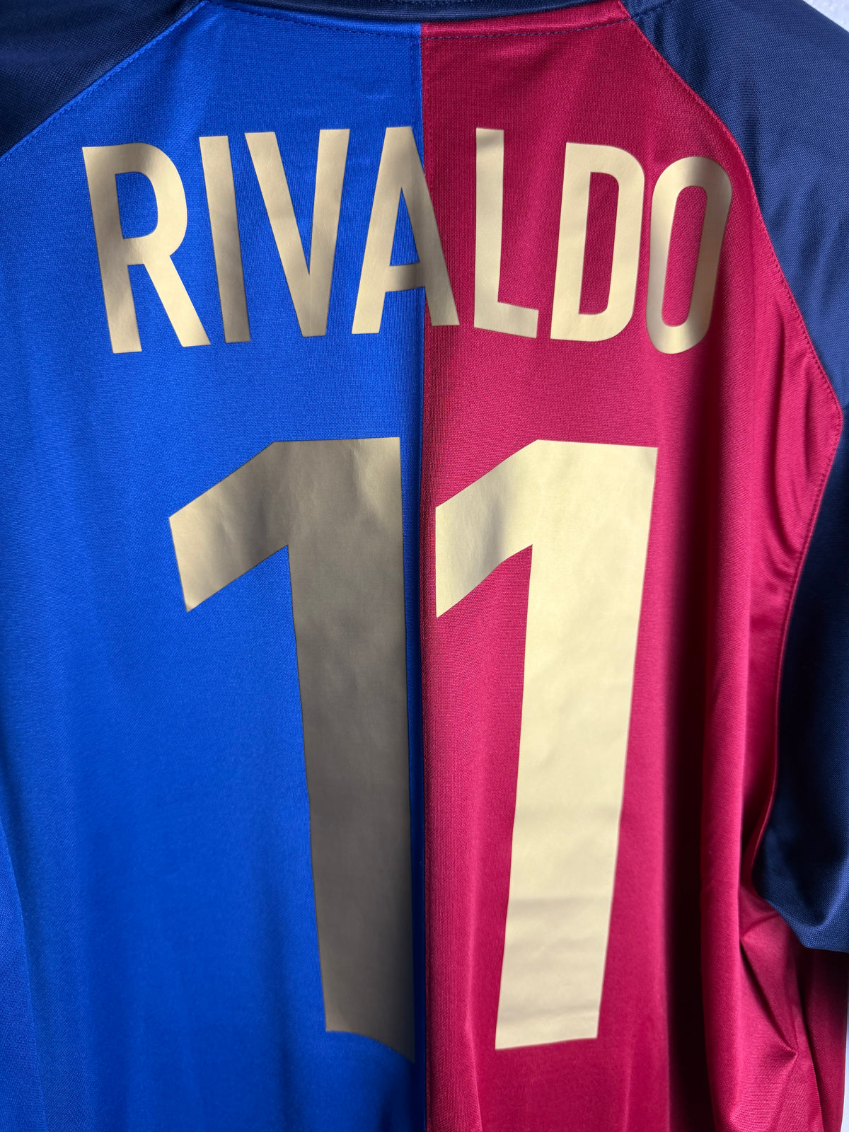 F.C Barcelona 1999/2000 Centenary Jersey #11 Rivaldo