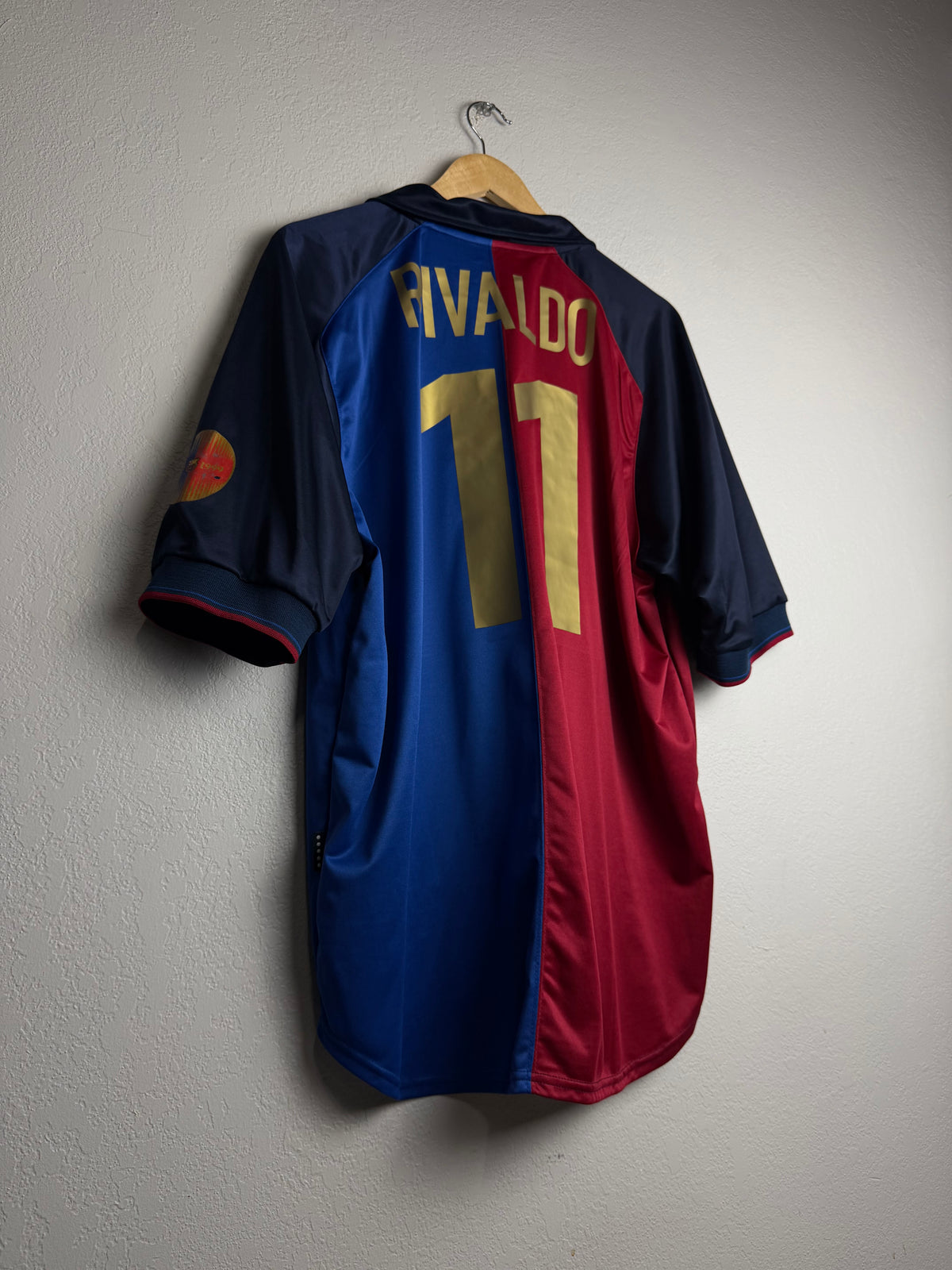 F.C Barcelona 1999/2000 Centenary Jersey #11 Rivaldo