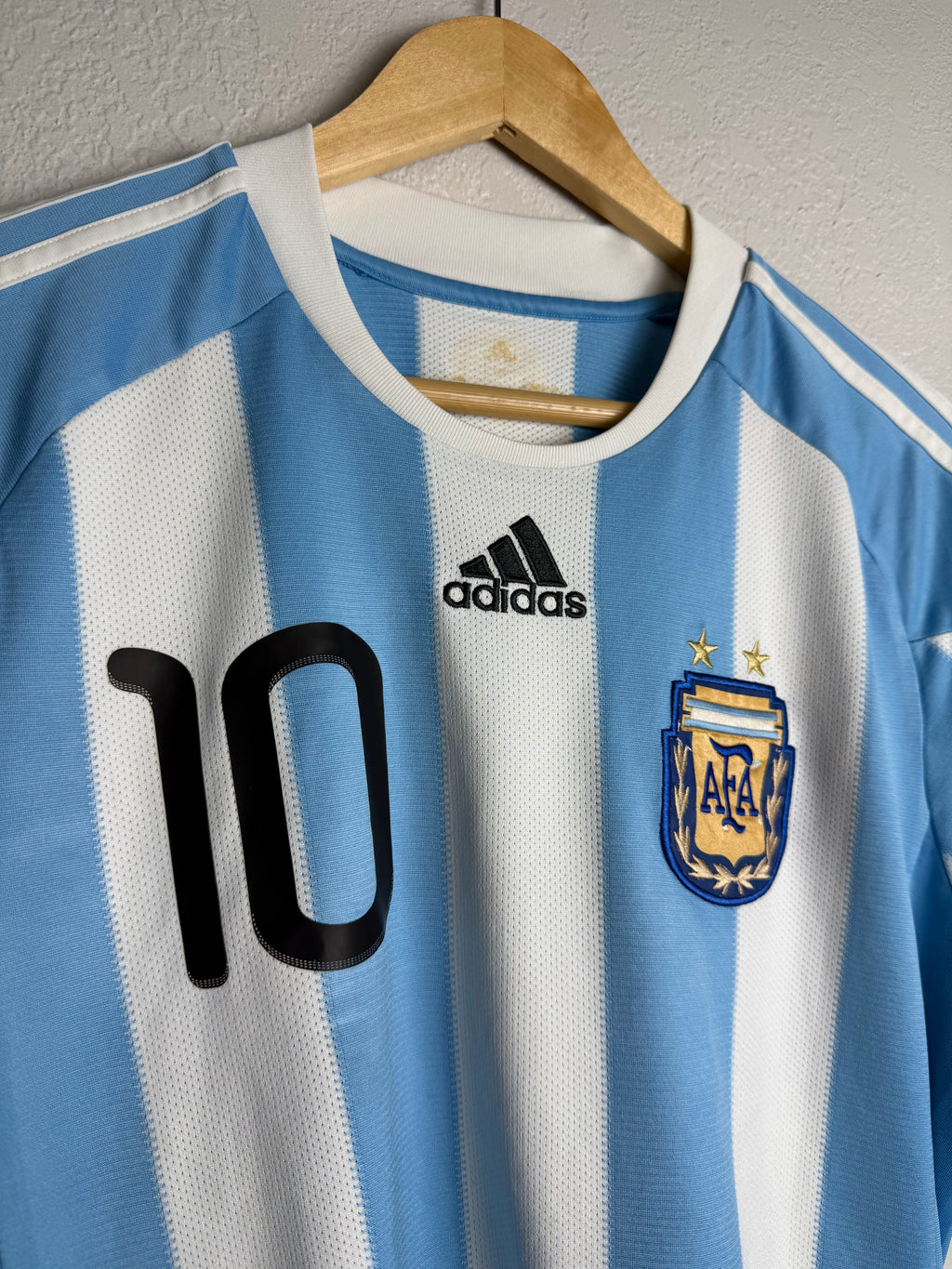 Argentina National Team 2010 Home Jersey #10 Messi