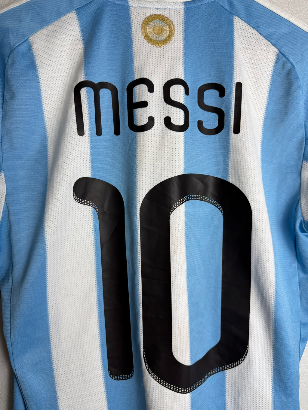 Argentina National Team 2010 Home Jersey #10 Messi