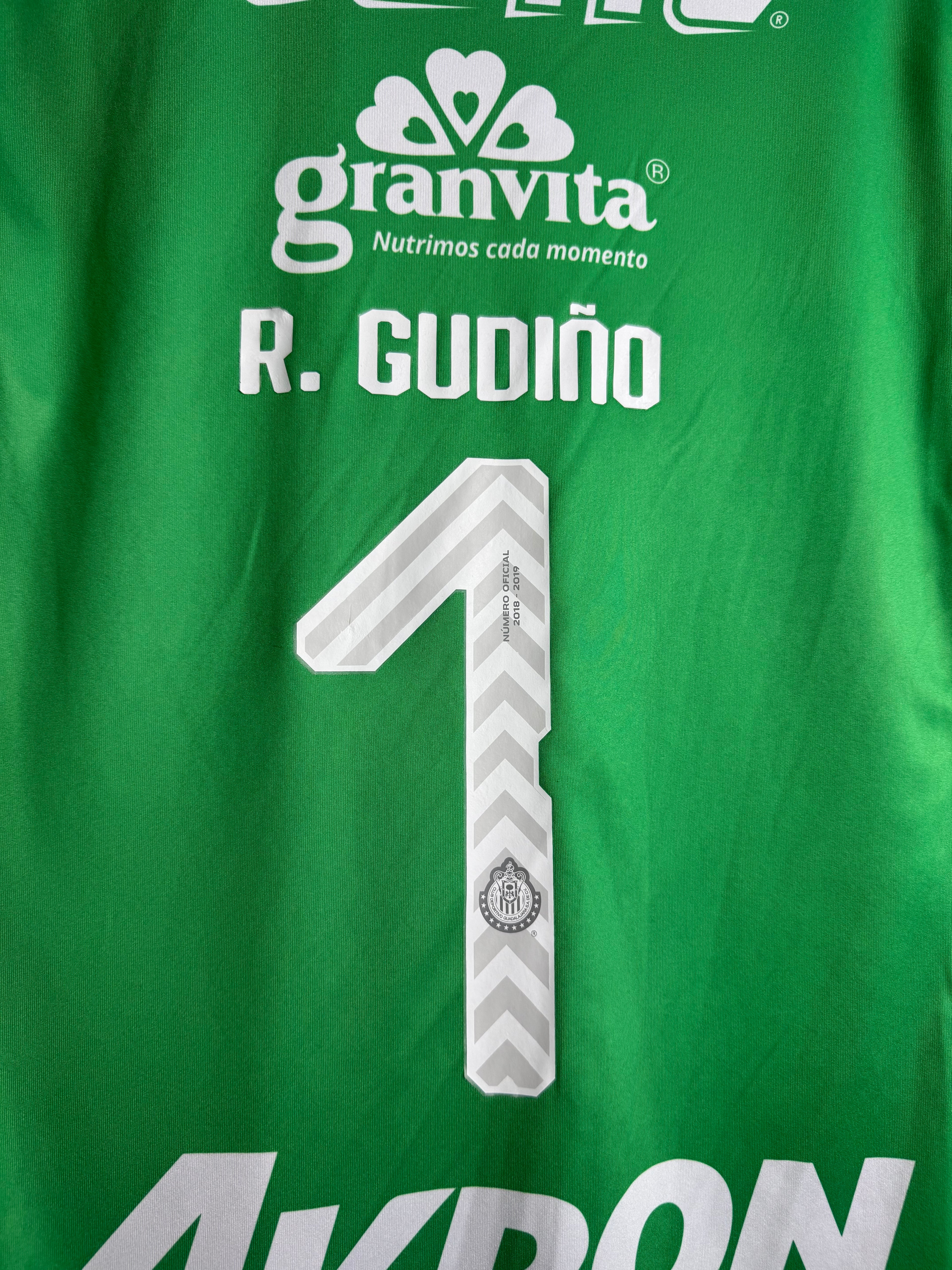 CD Guadalajara Chivas 2018/19 Goalkeeper Jersey #1 Gudiño
