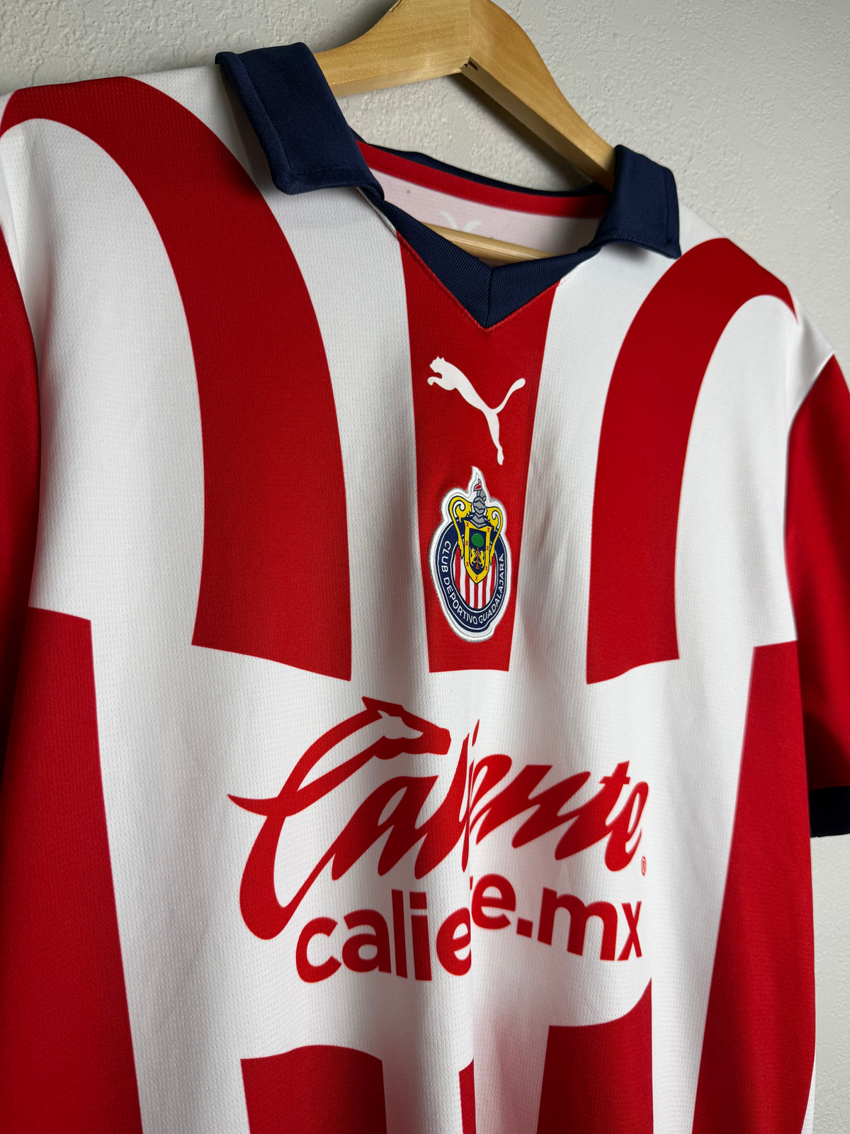 CD Guadalajara Chivas 2023/24 Home Jersey #34 Hormiga