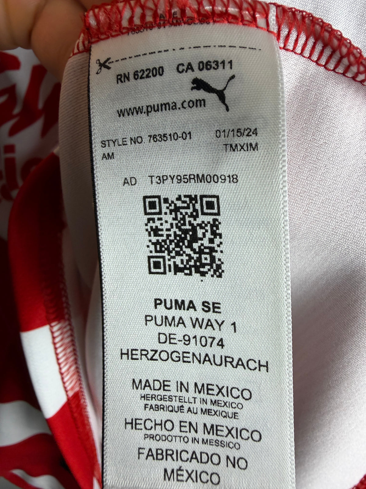 CD Guadalajara Chivas 2023/24 Home Jersey #34 Hormiga