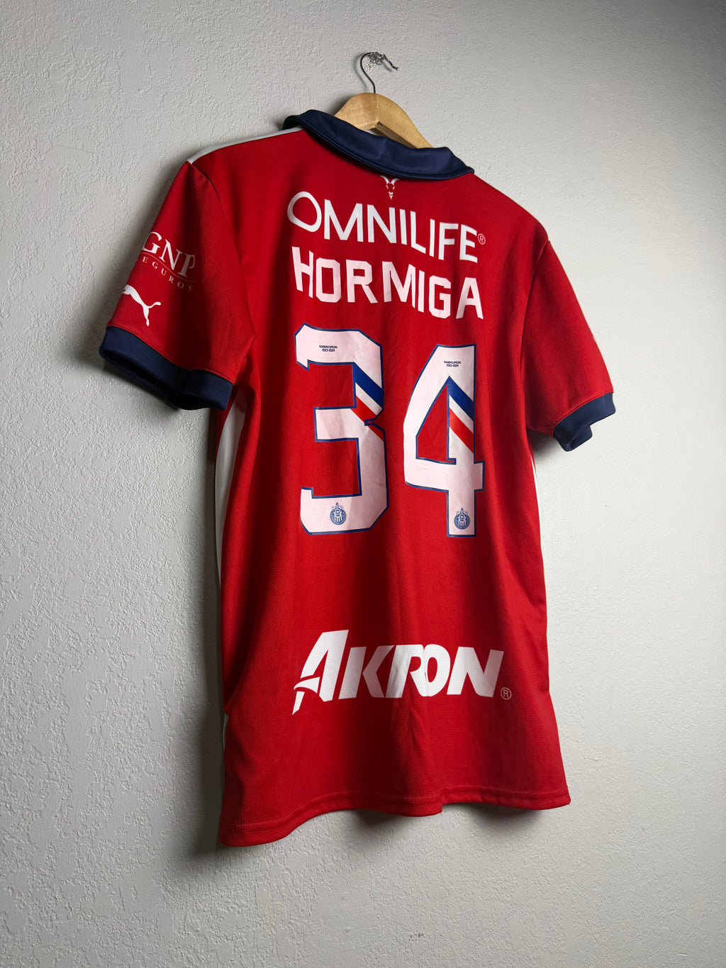 CD Guadalajara Chivas 2023/24 Home Jersey #34 Hormiga
