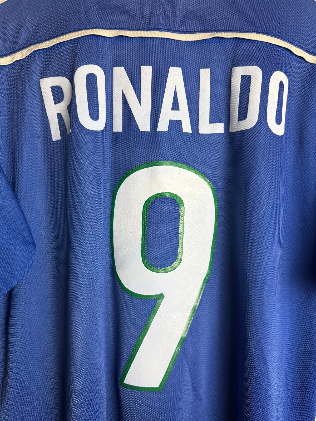Brazil National Team 1998 World Cup Away Jersey #9 Ronaldo