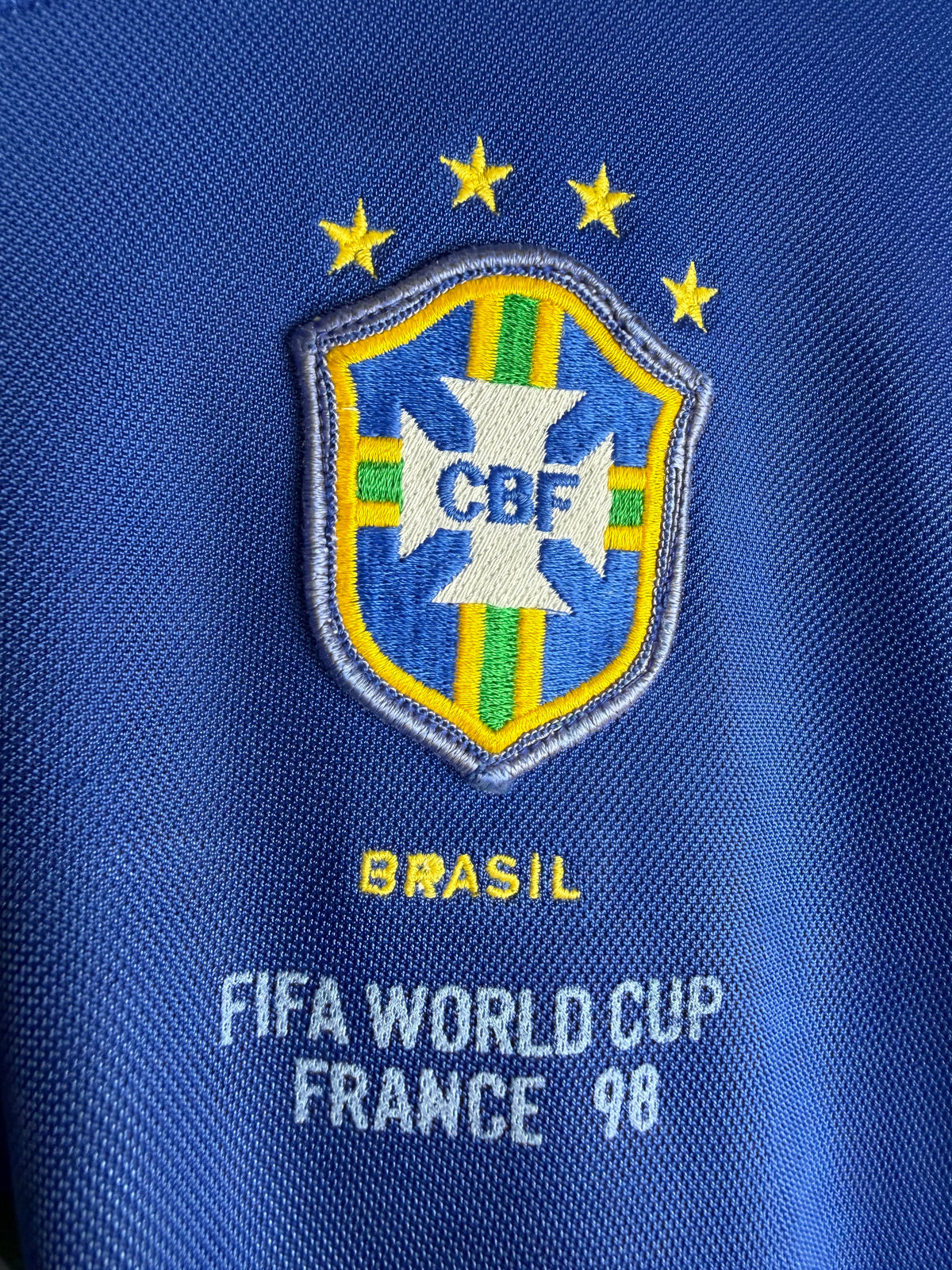 Brazil National Team 1998 World Cup Away Jersey #9 Ronaldo