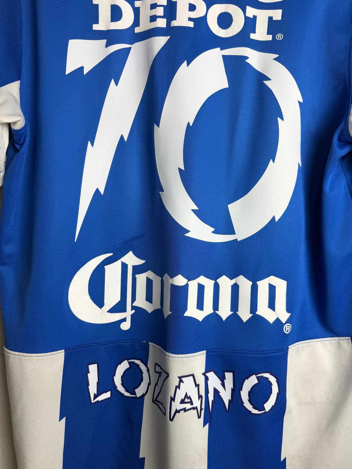 C.F Pachuca 2013/14 Home Jersey #70 Lozano