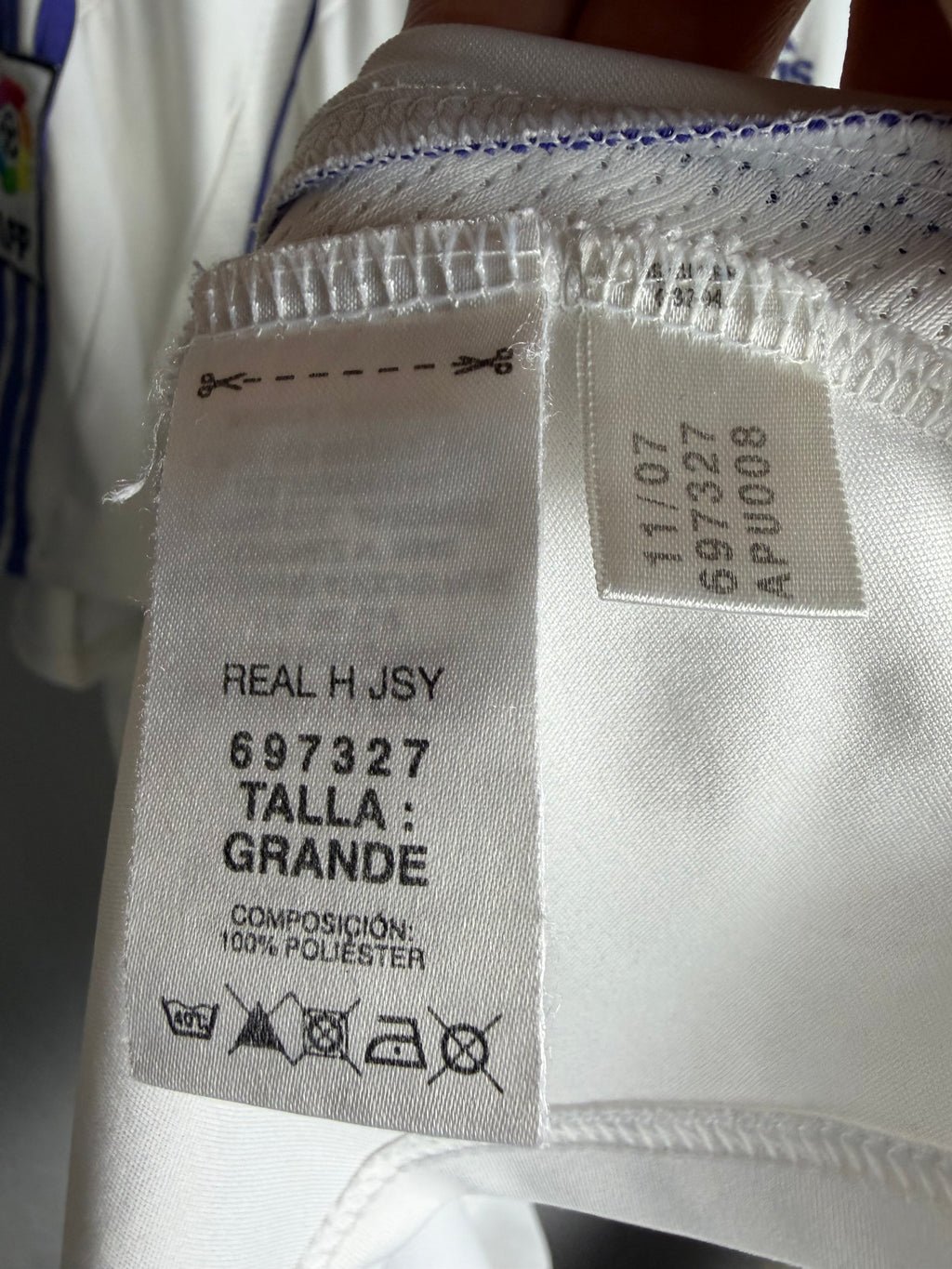Real Madrid C.F 2007/08 Home Jersey #5 Cannavaro