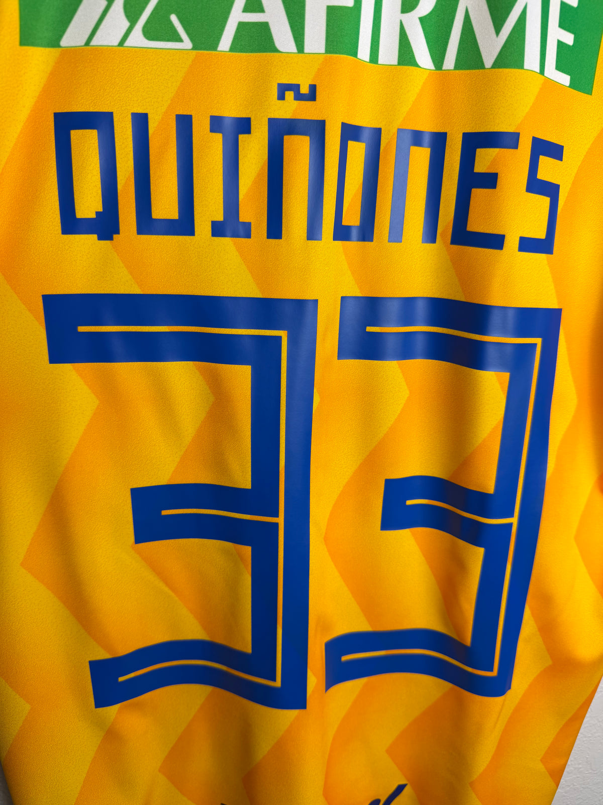 Tigres UANL 2017/18 Home Jersey #33 Quiñones