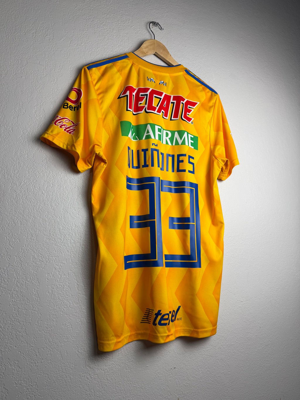 Tigres UANL 2017/18 Home Jersey #33 Quiñones