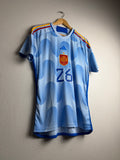 Spain National Team 2022/23 Away Jersey #26 Pedri
