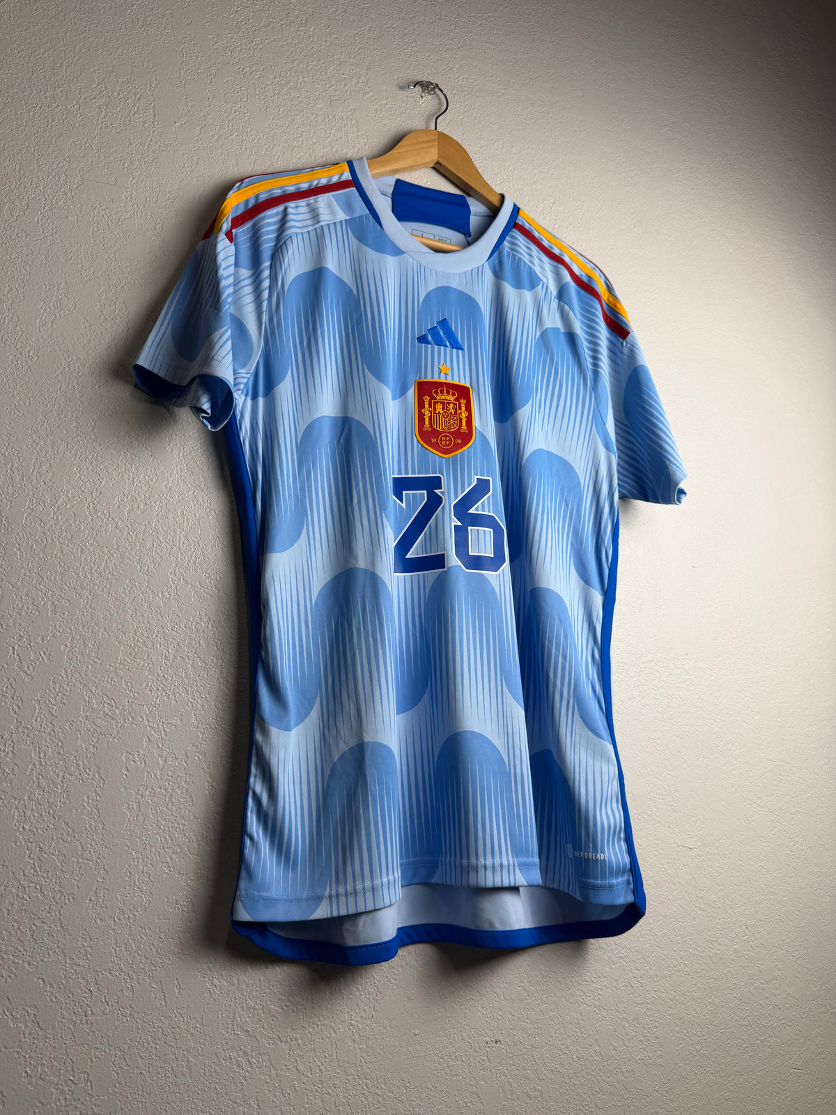 Spain National Team 2022/23 Away Jersey #26 Pedri