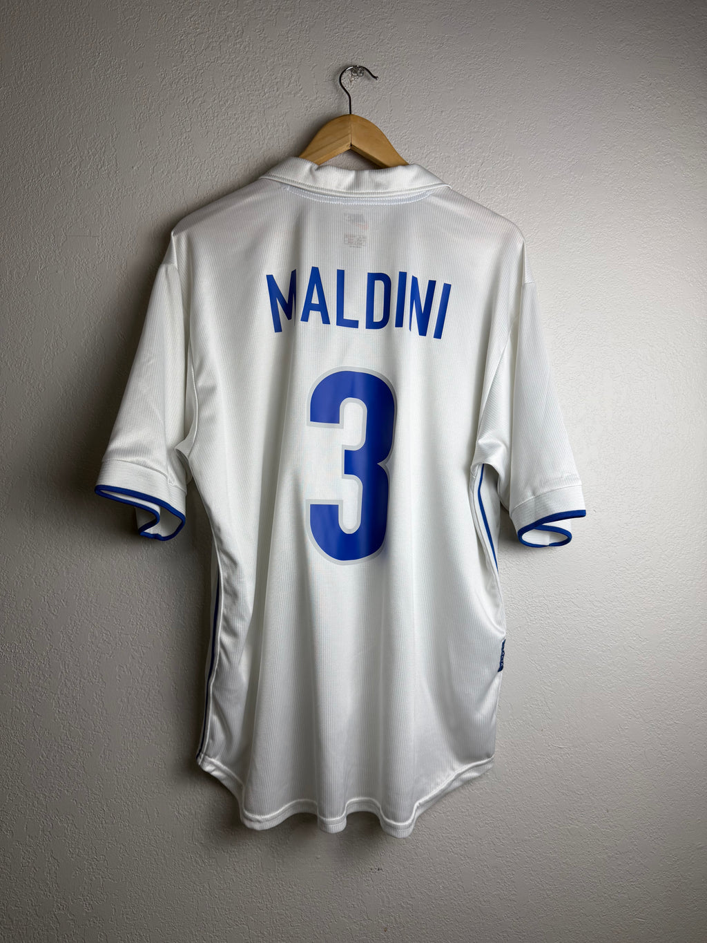 Italy National Team 1998 Away Jersey #3 Maldini