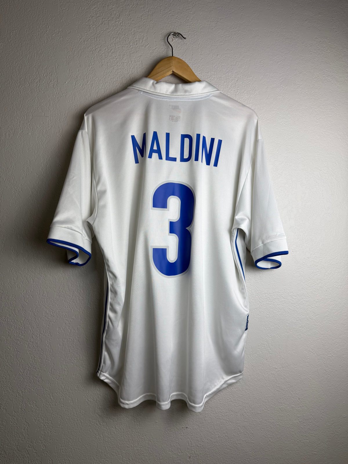 Italy National Team 1998 Away Jersey #3 Maldini