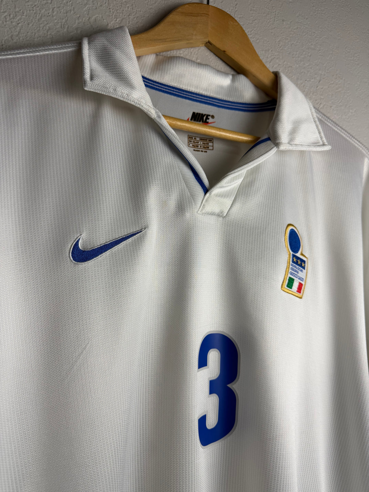 Italy National Team 1998 Away Jersey #3 Maldini
